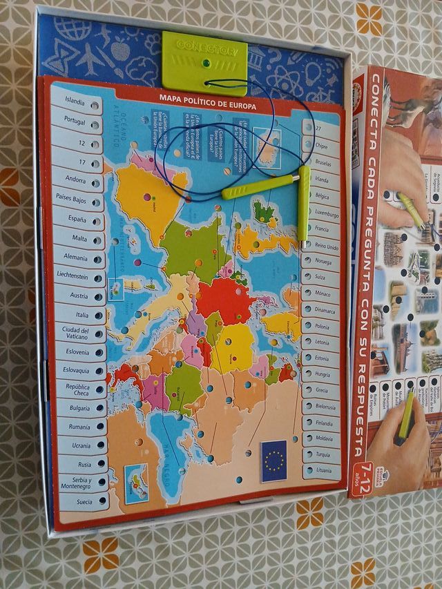 Conector Geografía Juego Mesa Educa 7-12