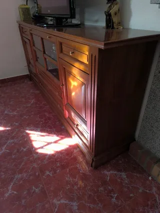 Mueble salón estilo castellano