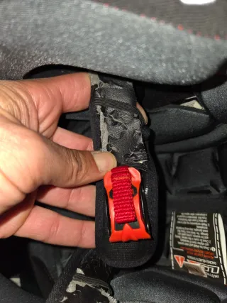 Casco de moto integral blanco con diseño