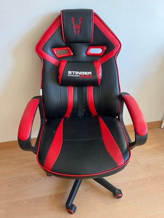 Silla Gaming Stinger Negra y Roja