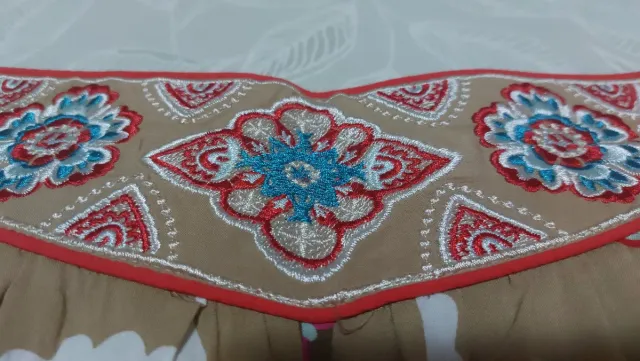 Conjunto kimono y pantalón estampado