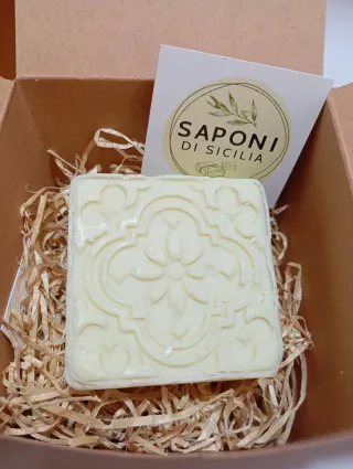 Sapone all'Olio d'Oliva  Modello maiolica 3