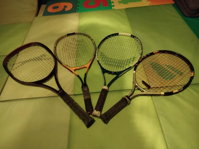 Lote 4 Raquetas Tenis diferentes tamaños