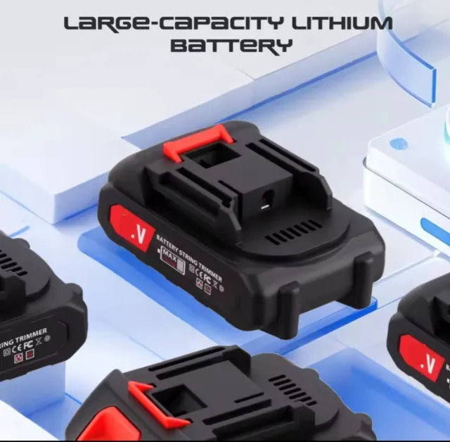 Decespugliatore telescopico ricaricabile con 2 batterie