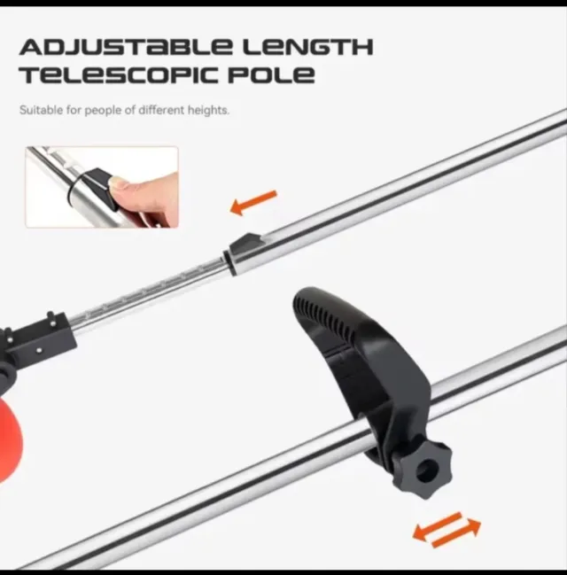 Decespugliatore telescopico ricaricabile con 2 batterie