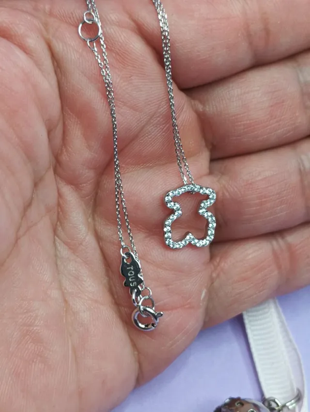 Colgante Tous Oso Plata