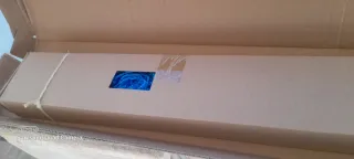 Tenda antimosche blu. PVC. Molto carina. Senza questo