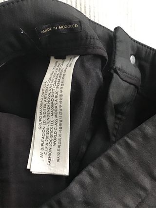 Pantalón encerado Massimo Dutti T38