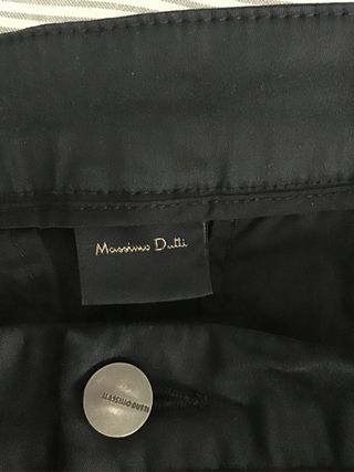 Pantalón encerado Massimo Dutti T38