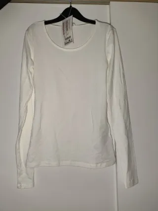 Camiseta manga larga blanca