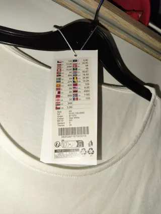 Camiseta manga larga blanca