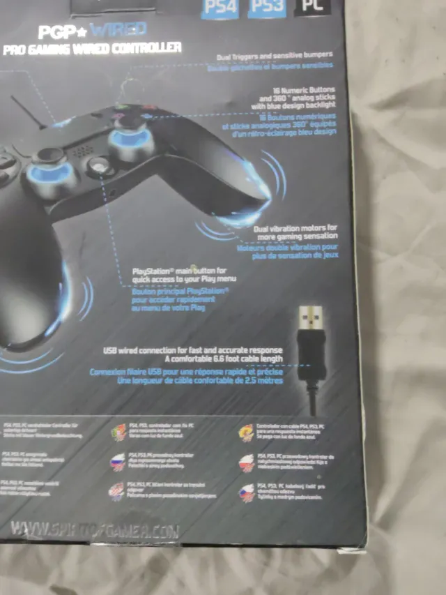 Controller PS4/PS3/PC cablato PGP Spirit of Gamer