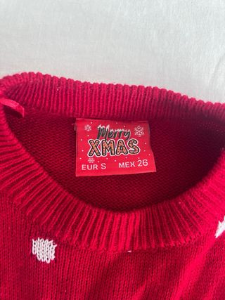 Jersey Navideño Rojo con Muñeco de Nieve