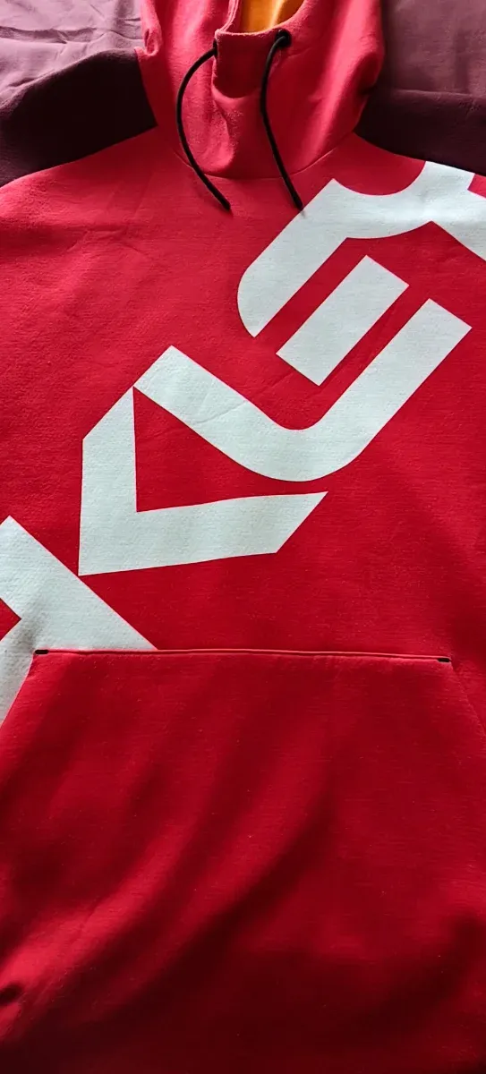 Sudadera Skull Oakley Roja y Naranja