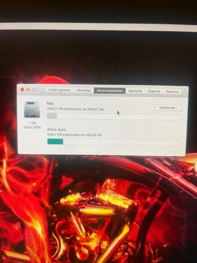 iMac Apple Plata y Negro