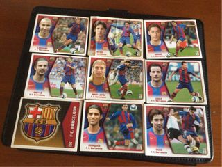 9 Cromos Liga 2005-2006 FC Barcelona