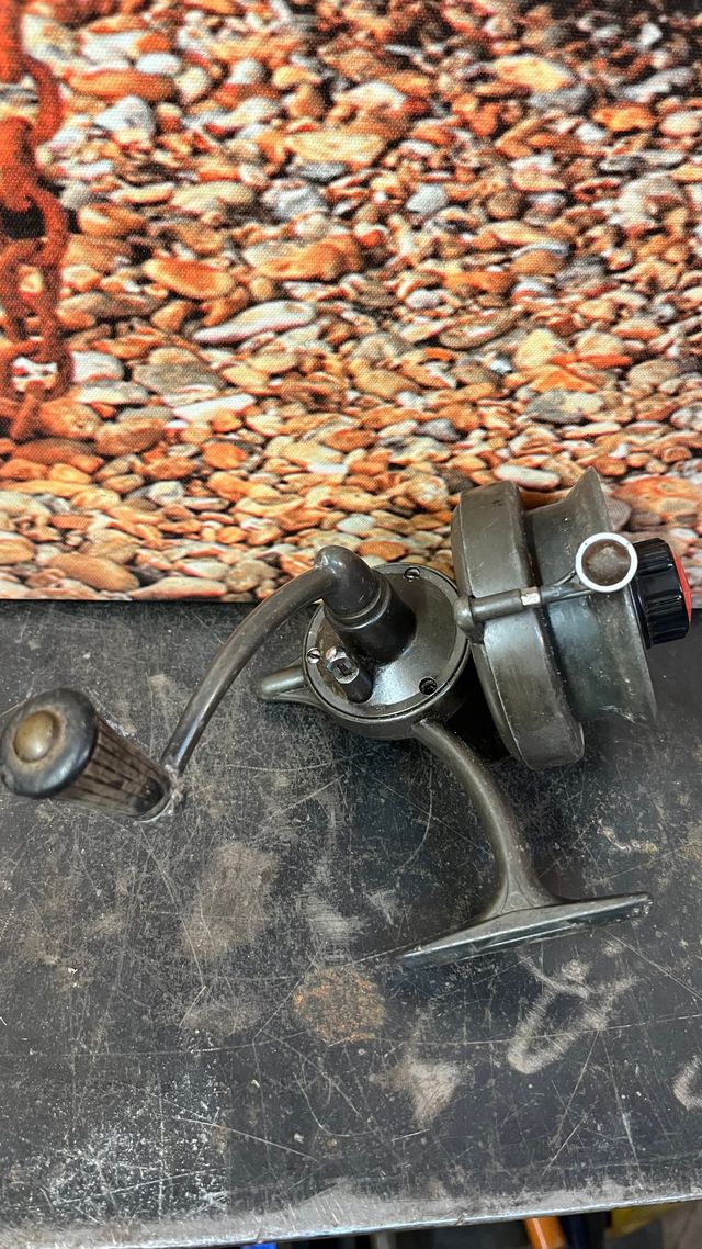 Carrete de pesca vintage
