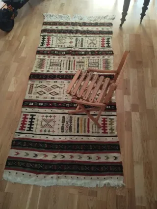 Tappeto Kilim Vintage Anni '50 Fatto a Mano