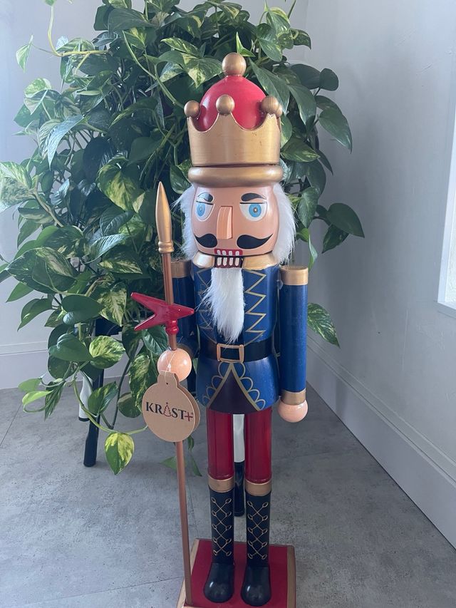 2 Figuras Cascanueces Navidad 80cm