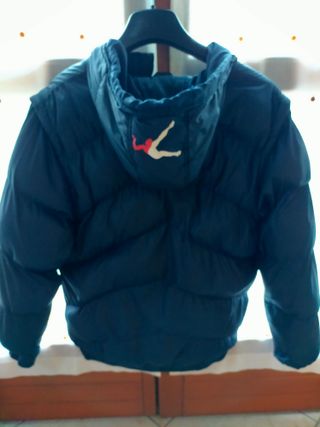 Giacca a vento bambino 10/12 anni con riparazioni