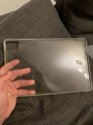 Funda Tablet Negra Nueva con Etiqueta
