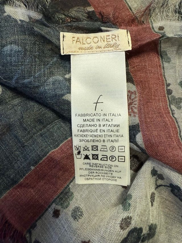 Sciarpa Falconeri floreale 100% modal