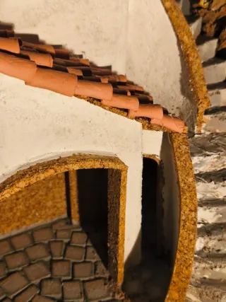 Presepe in sughero artigianale