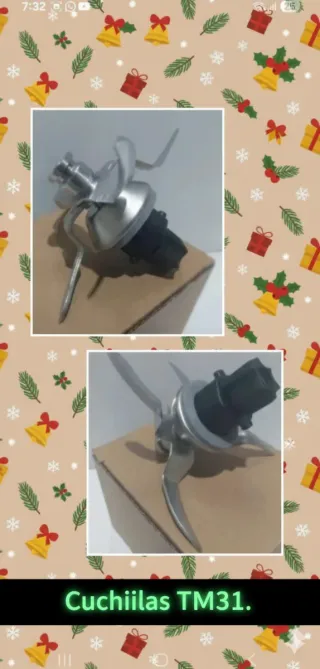 CUCHILLAS NUEVAS TM31 THERMOMIX COMPATIBLE