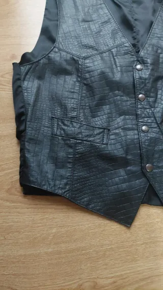 Gilet Vera Pelle Made in Italy Tg. M