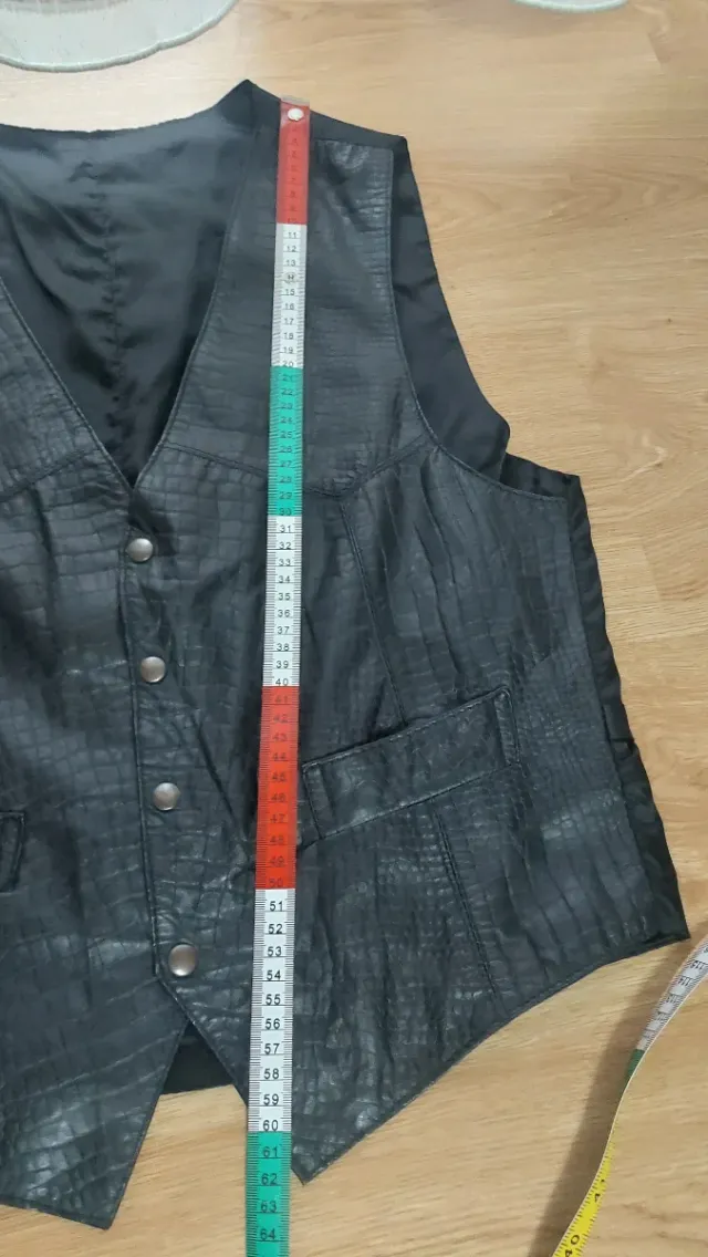 Gilet Vera Pelle Made in Italy Tg. M