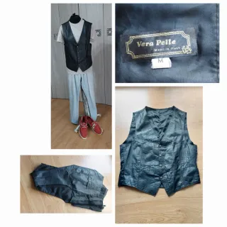 Gilet Vera Pelle Made in Italy Tg. M