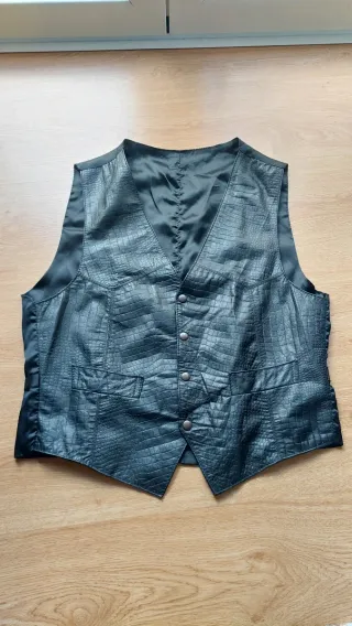 Gilet Vera Pelle Made in Italy Tg. M