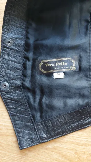 Gilet Vera Pelle Made in Italy Tg. M