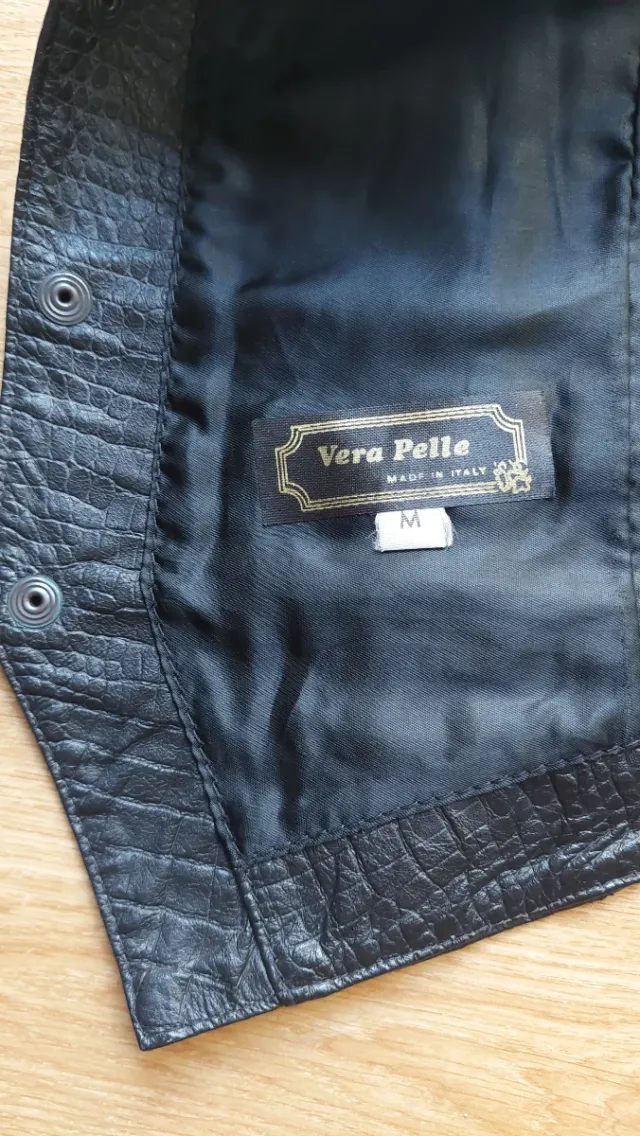 Gilet Vera Pelle Made in Italy Tg. M