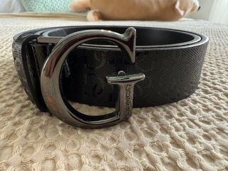 Cinturón Guess Negro Hebilla G