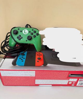 Nintendo Switch Completa + Funda + Mandos + Juegos