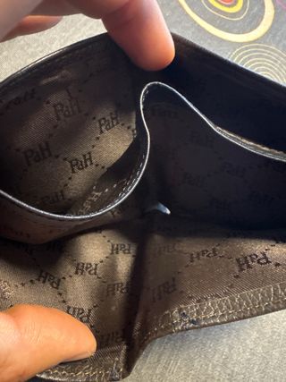 Cartera de piel Pedro del Hierro marrón