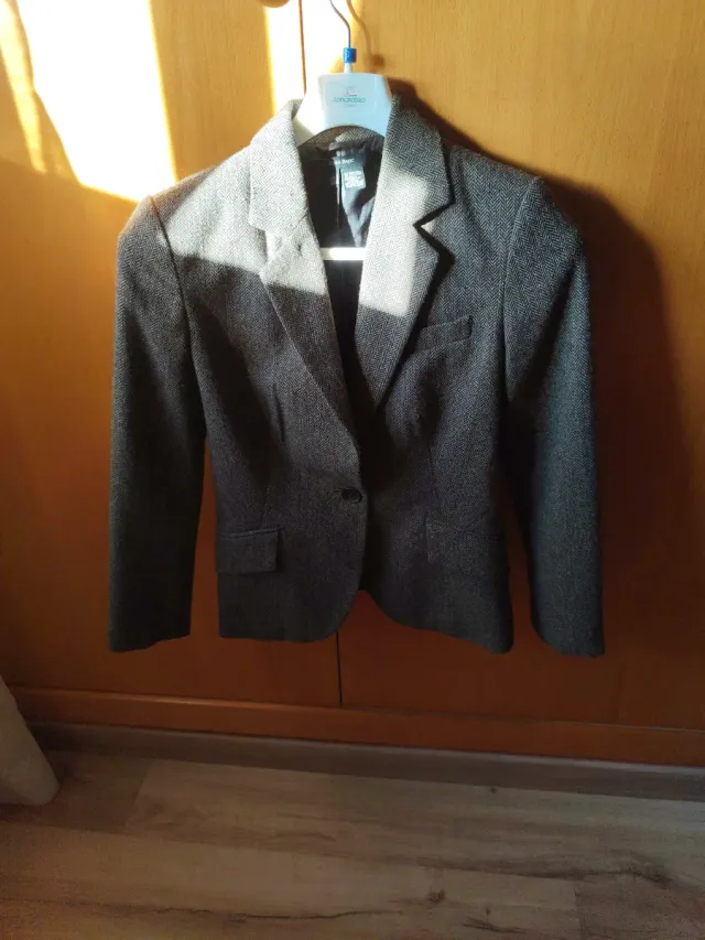 Chaqueta Zara Talla S Gris