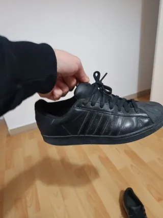 Adidas Superstar 42 Pelle Nere