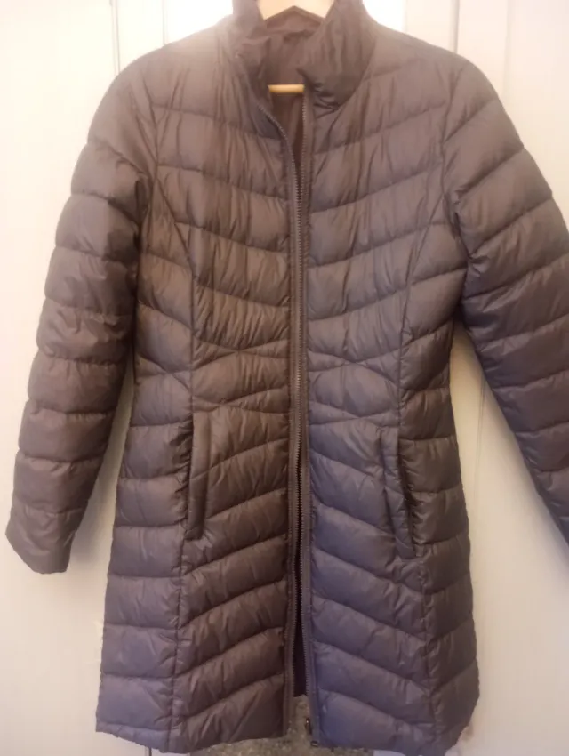 The North Face plumífero reversible morado