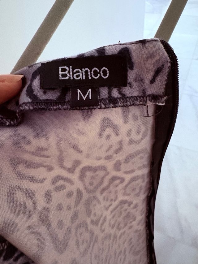 Vestido estampado leopardo