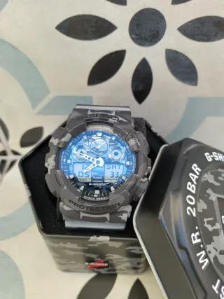 Original!! G-Shock GA-100CM Camuflaje
