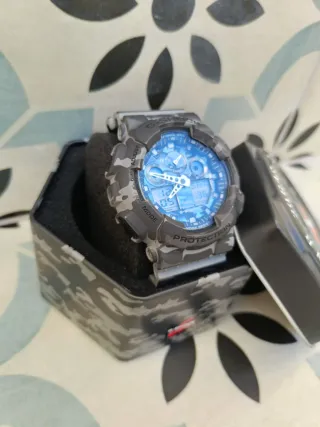 Original!! G-Shock GA-100CM Camuflaje