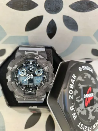 Original!! G-Shock GA-100CM Camuflaje