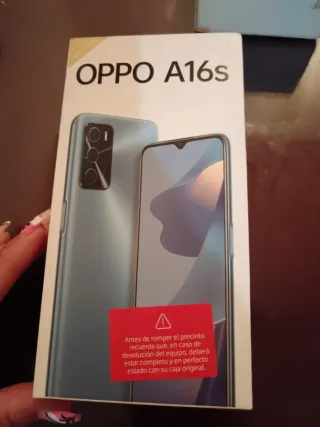Oppo A16s Blu/Argento