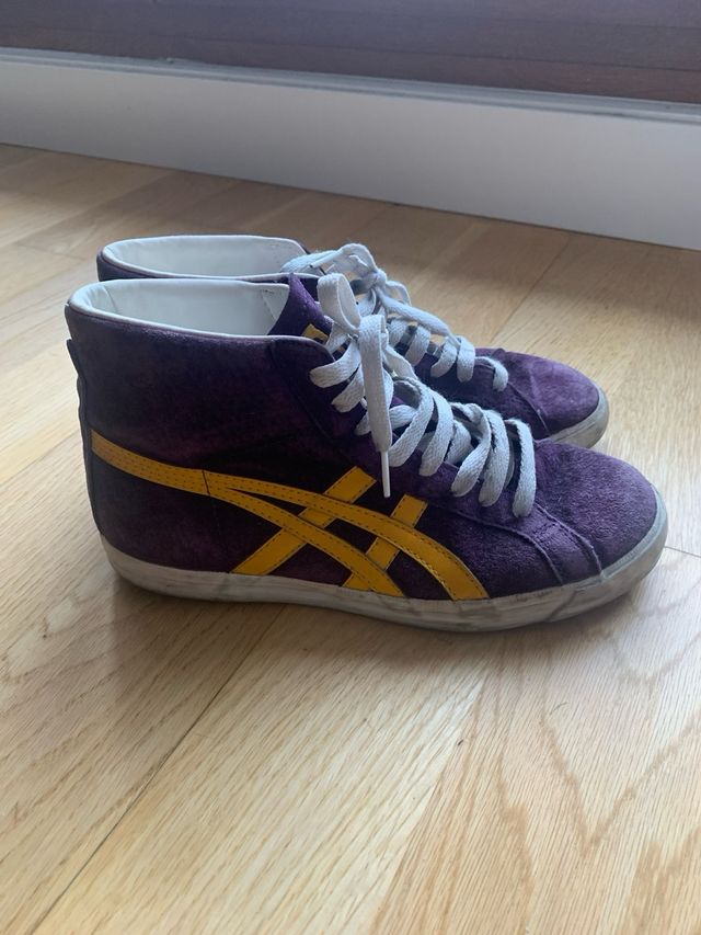 Onitsuka Tiger Morado y amarillo
