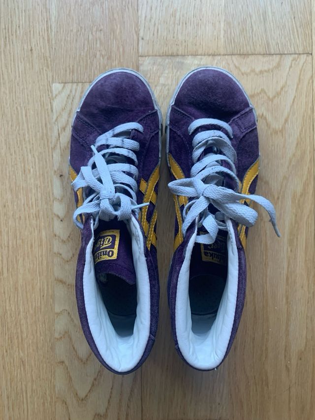 Onitsuka Tiger Morado y amarillo