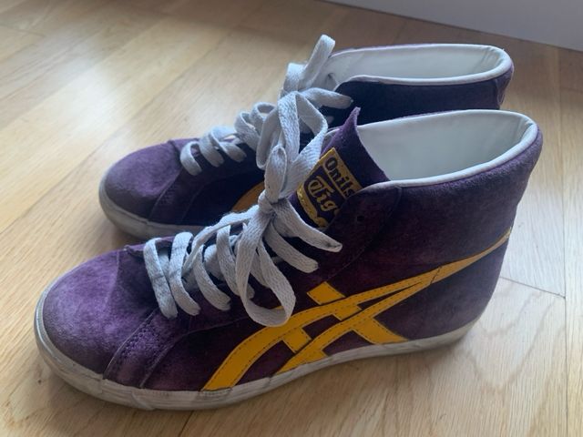Onitsuka Tiger Morado y amarillo