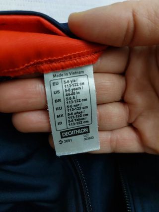 Tuta da bimbo Decathlon anni 5/6
