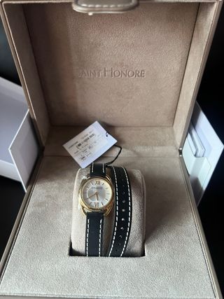 Reloj Saint Honoré Mujer Negro/Dorado